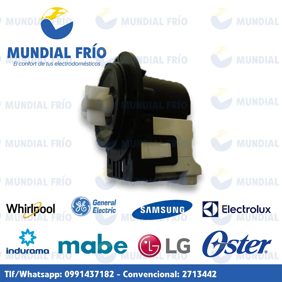 Electrobomba de desagüe para lavadora del catálogo de Mundial Frío